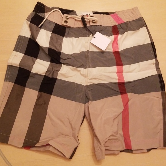 burberry kids swim shorts